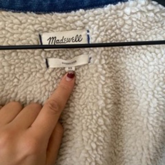 The Oversized Jean Jacket in Donaway Wash: Sherpa Edition - Picture 8 of 8